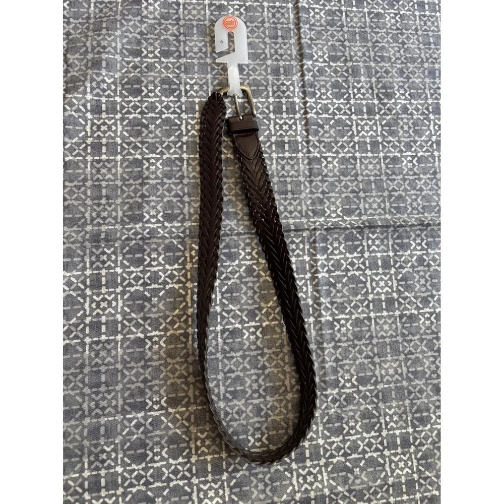 Wonder Nation Braided Belt Kids Small Brown Adjustable New Woven School Uniform‎